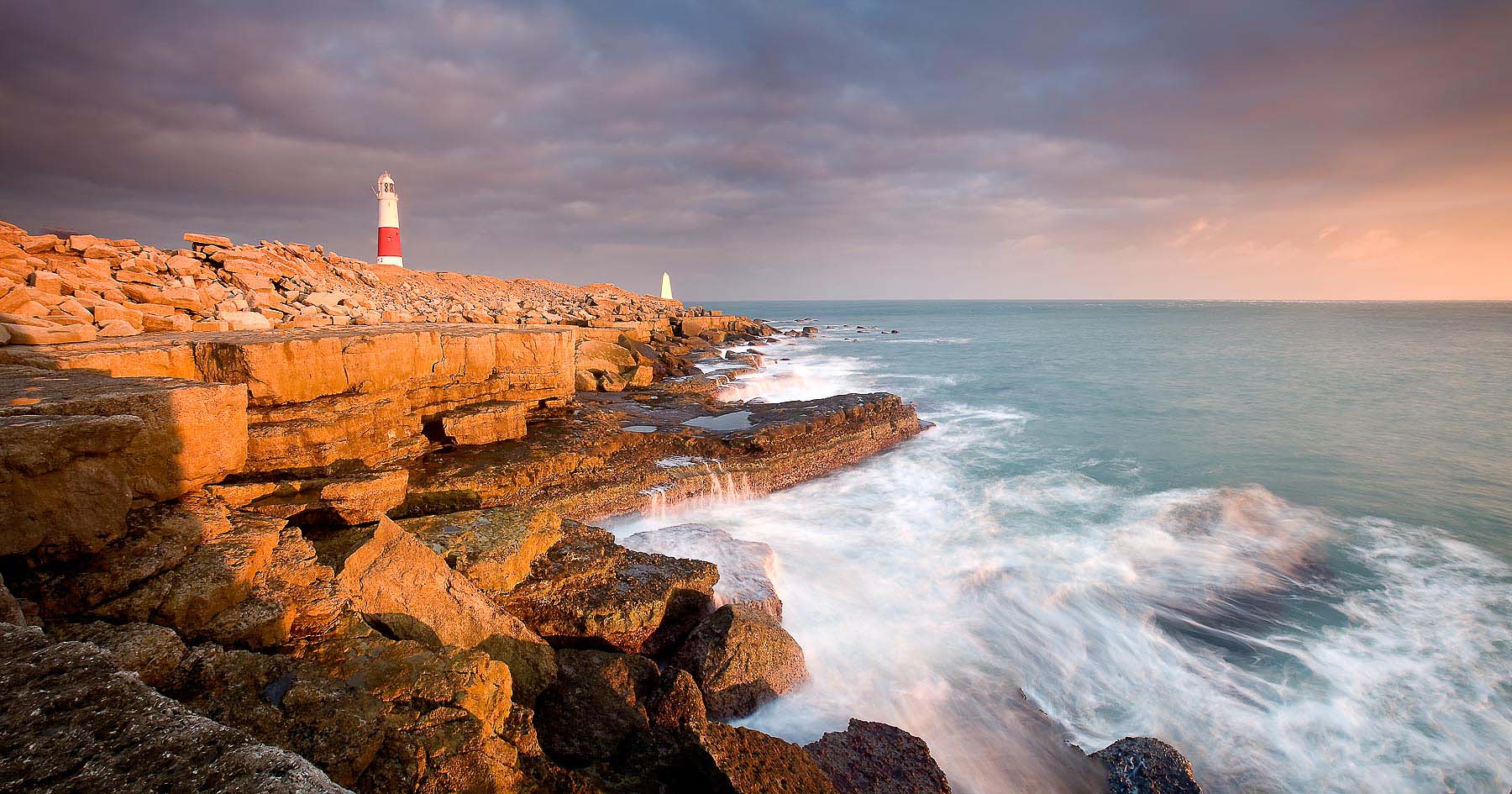 Portland-Bill-Lighthouse-Dusk-Dorset-Landscape