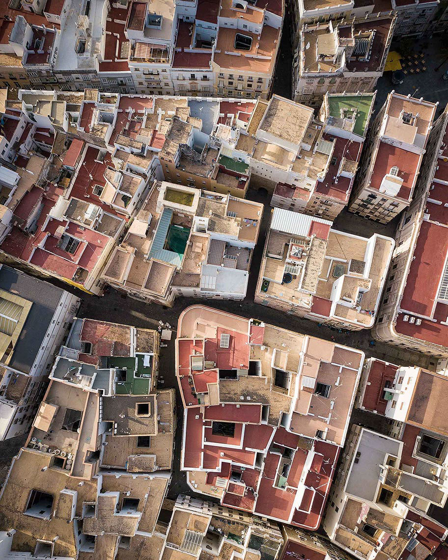 aerial-view-rooftops-drone-photography-cadiz-andalucia-spain