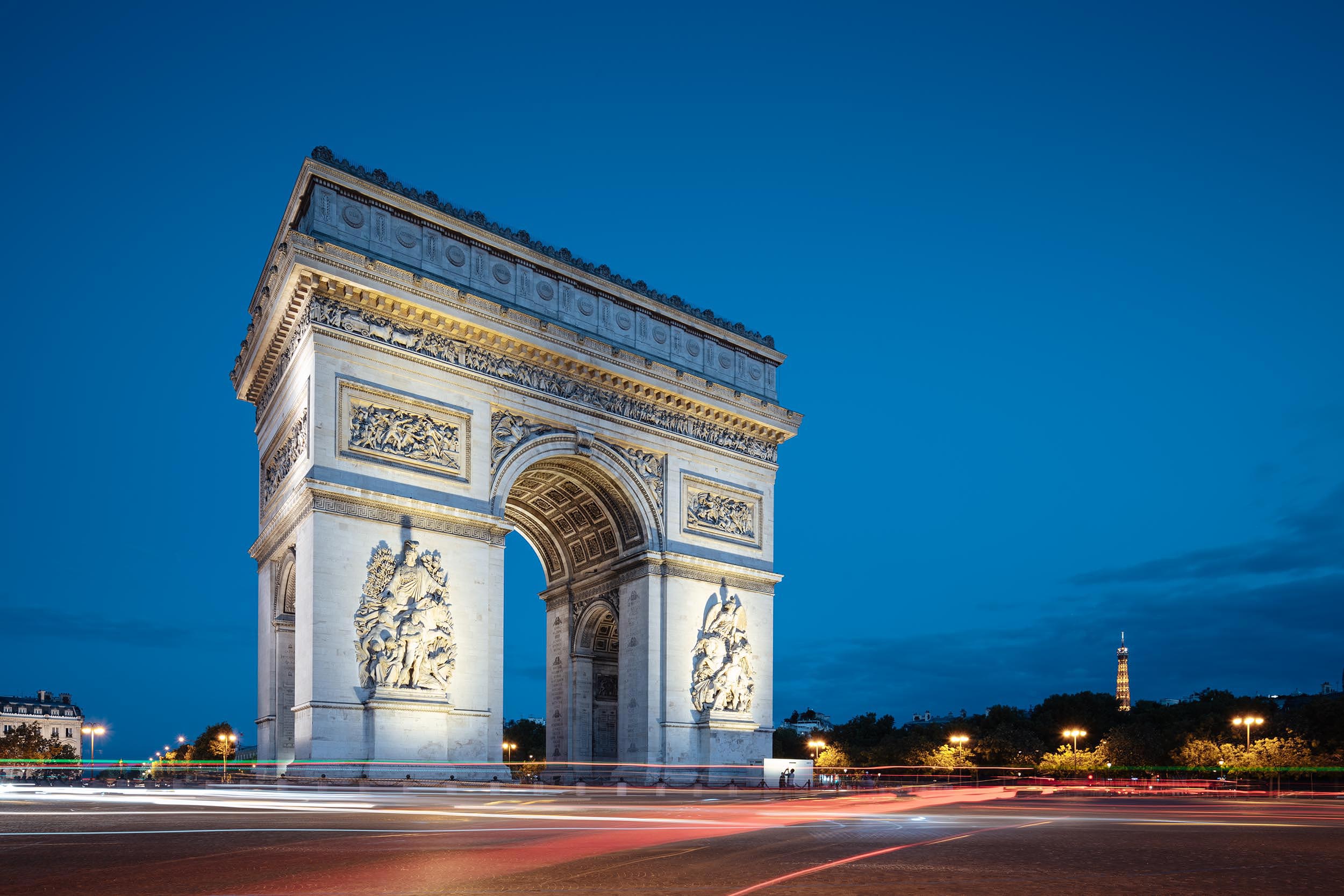 arc-de-triomphe-paris-architecture-icon-night