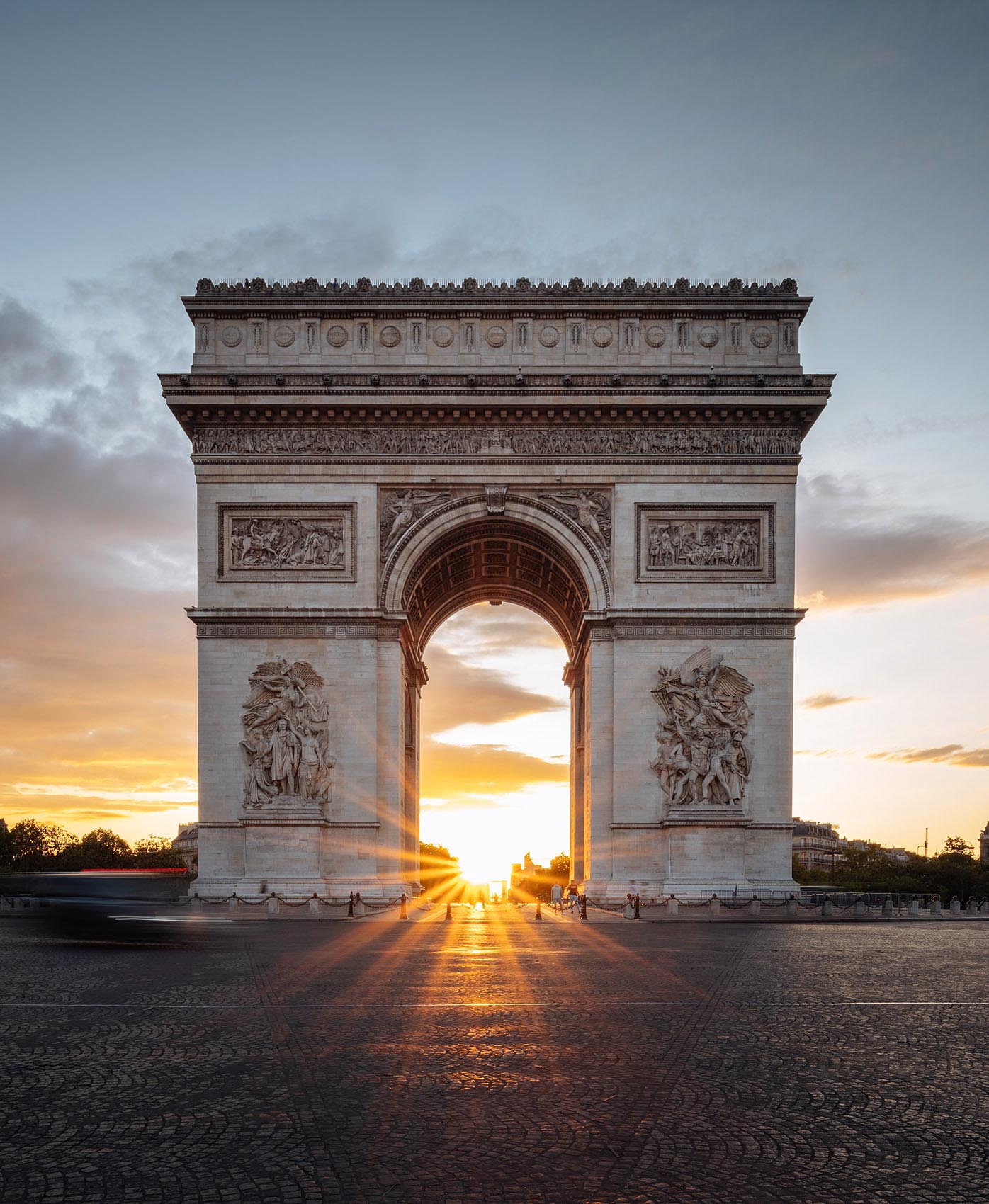 arc-de-triomphe-paris-architecture-icon-sunset