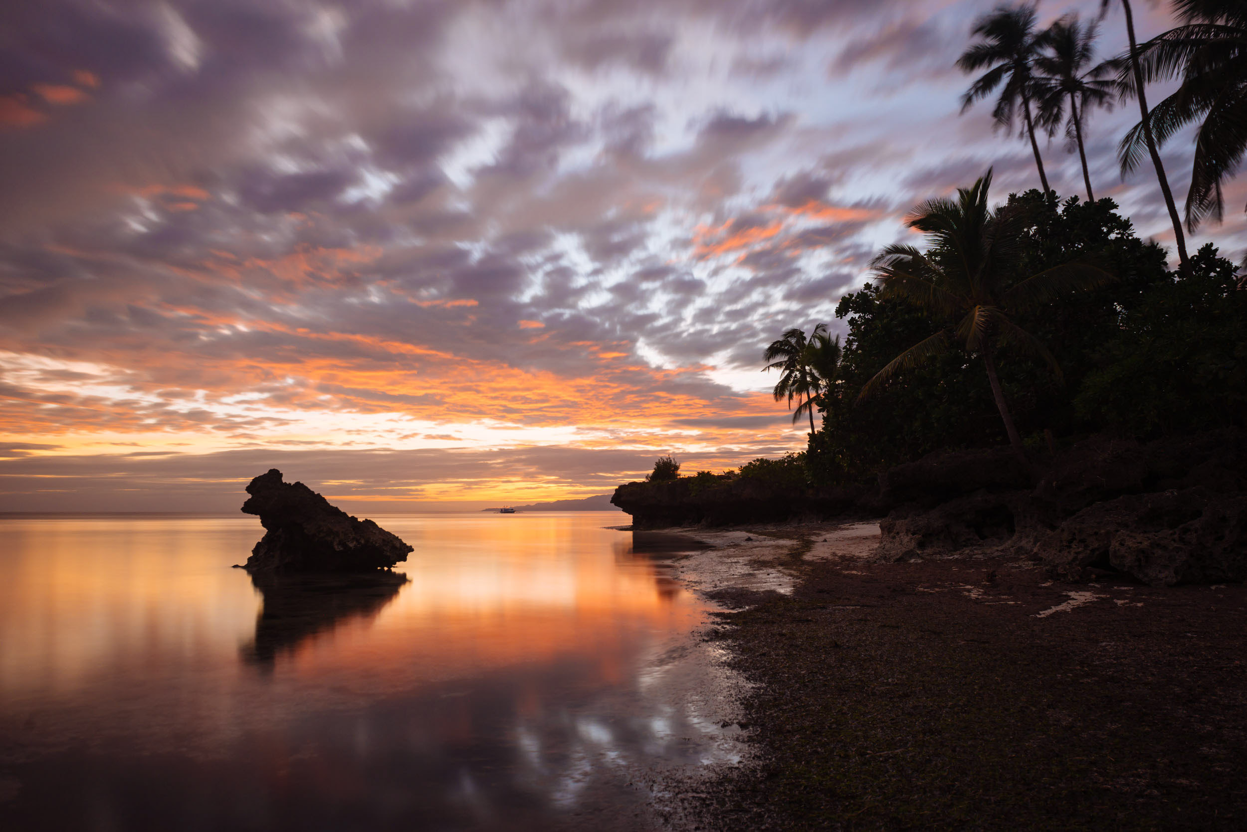 beach-sunset-travel-destination-bohol-island-visayas-philippines-asia