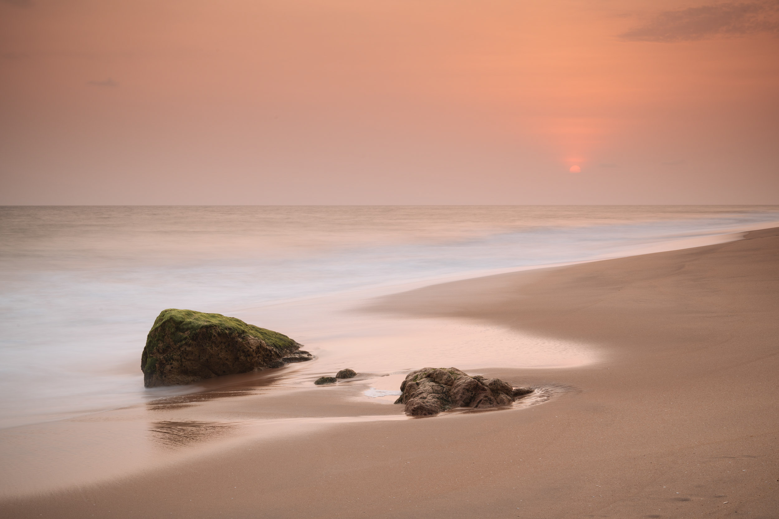beach-tranquil-sunset-cape-coast-ghana-africa