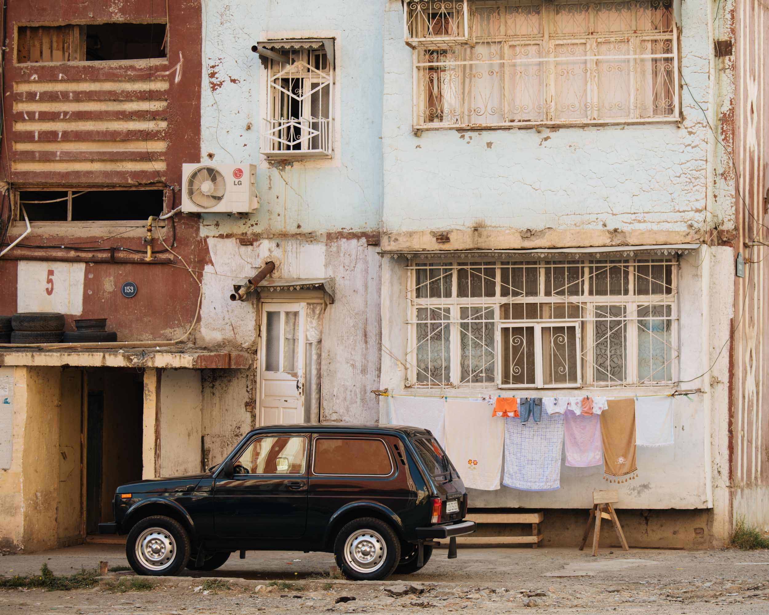 car-housing-estate-poverty-exterior-building-azerbaijan
