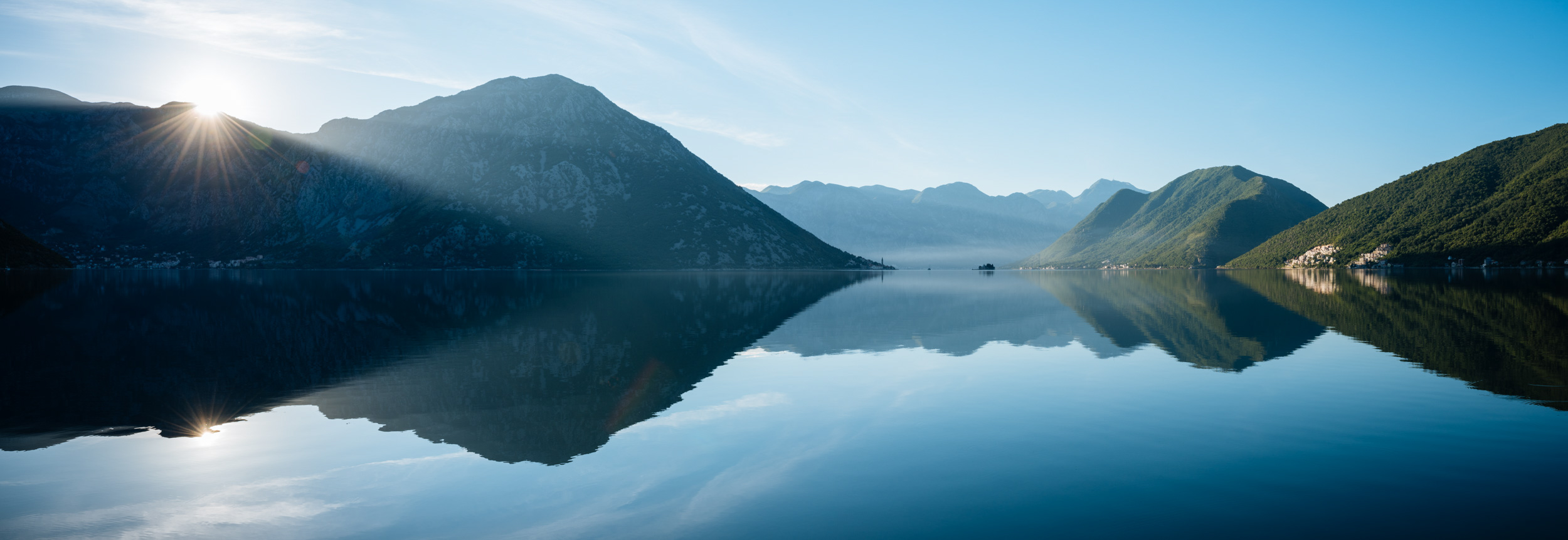 dawn-bay-kotor-lake-montenegro-travel-balkans-panoramic-landscape