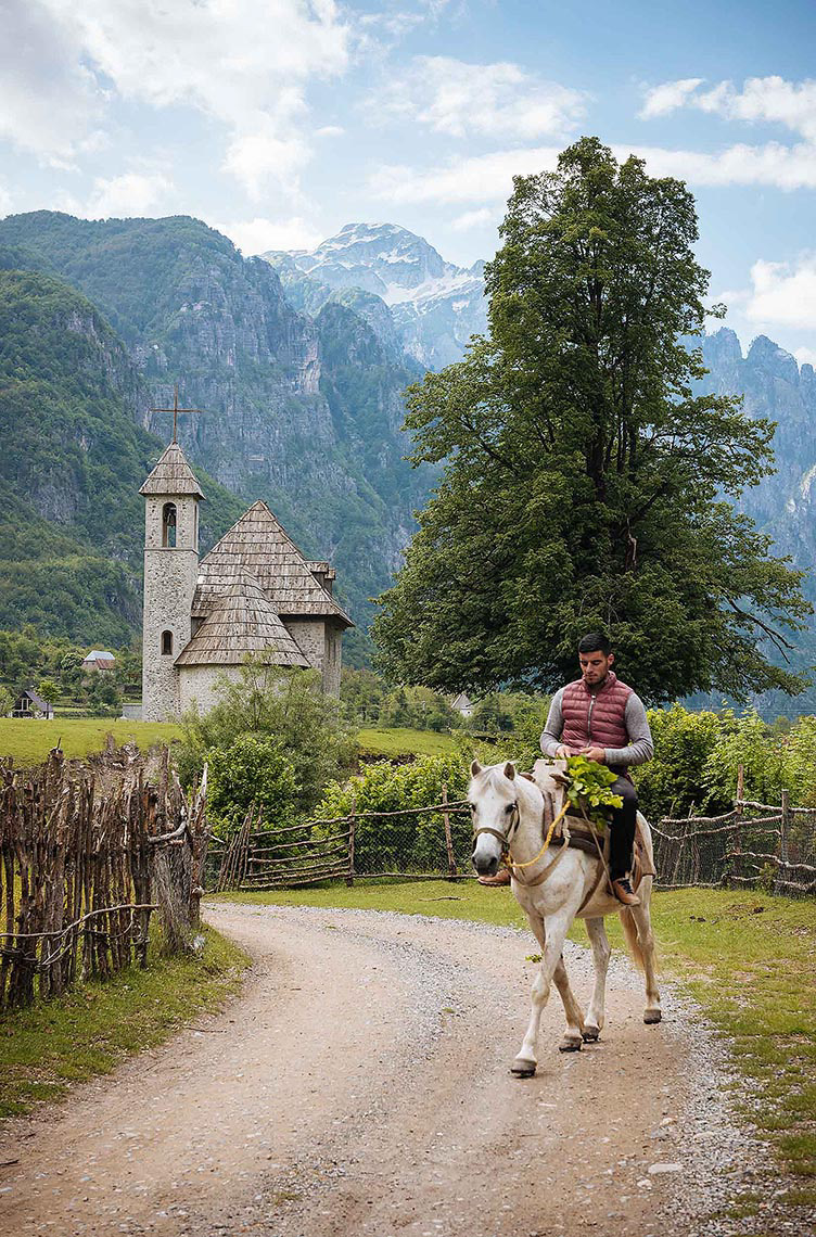 rural-scenic-landscape-church-albania-mountains
