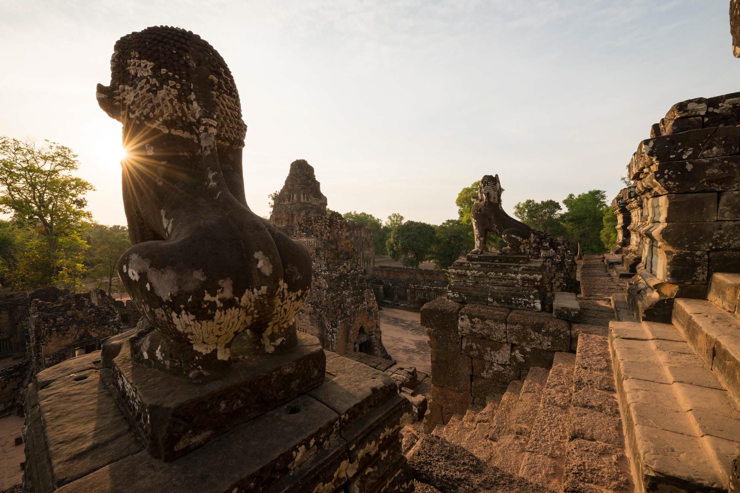 temple-architecture-dawn-angkor-siem-reap-cambodia