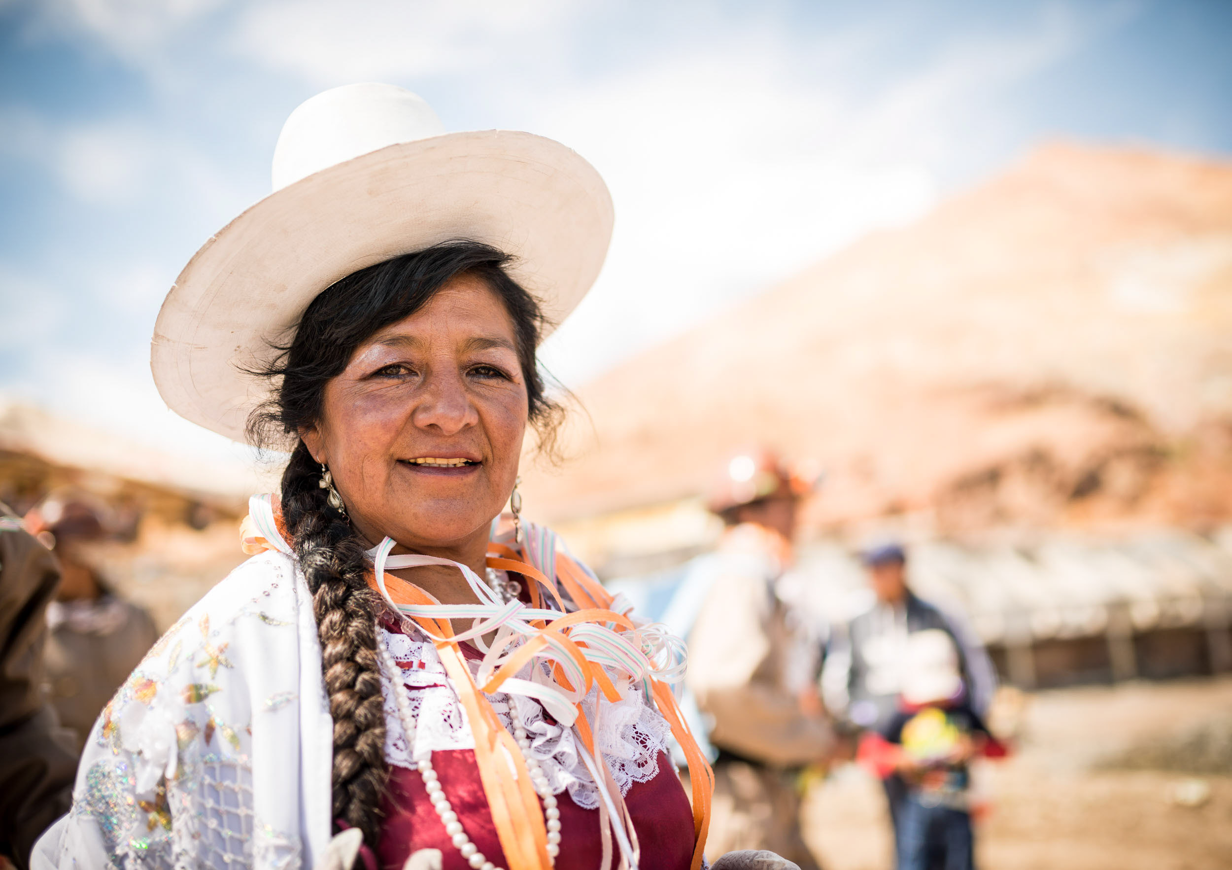 traditional-miners-carnival-potosi-portrait-woman-hat-bolivia