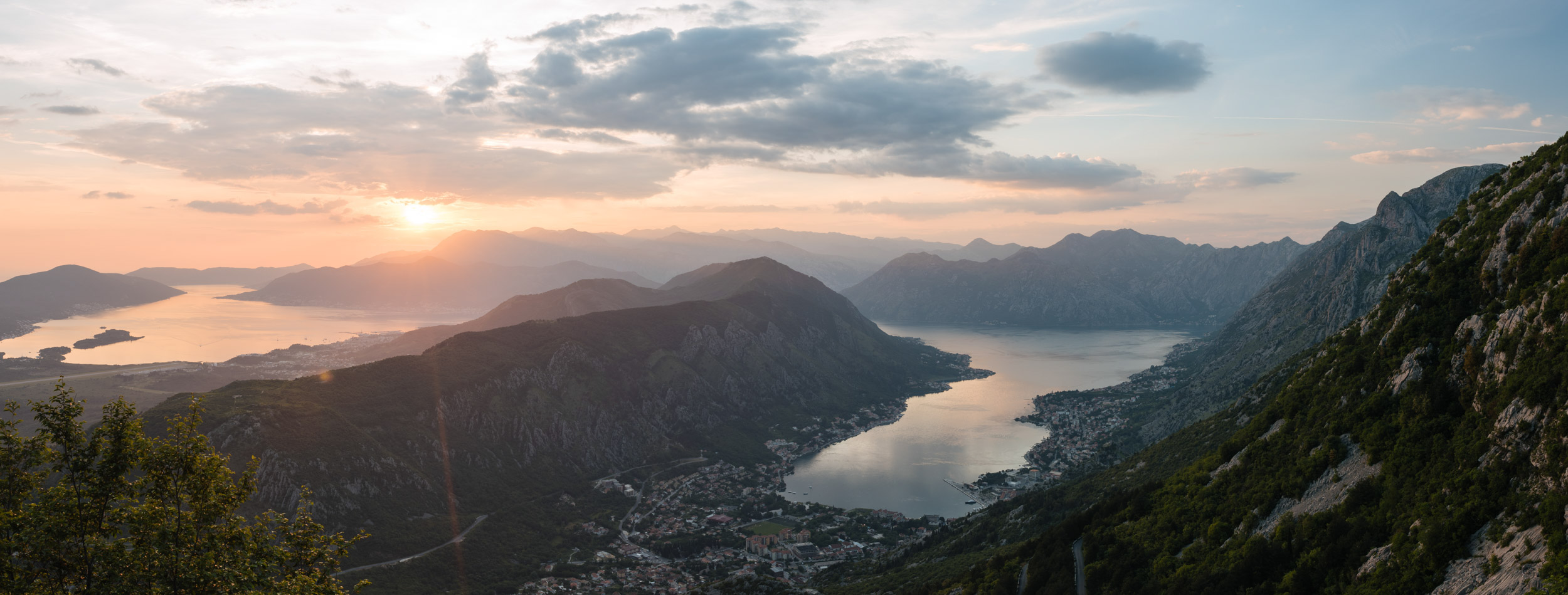view-kotor-lake-montenegro-travel-balkans-sunset-panoramic-outdoors