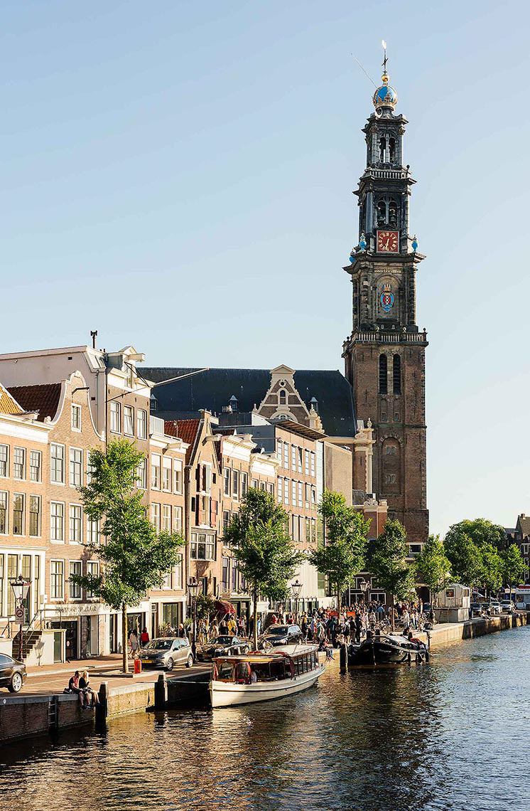 westerkerk-church-canal-prinsengracht-amsterdam-netherlands-holland